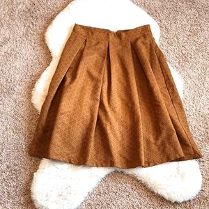 She + Sky A-Line Midi Skirt